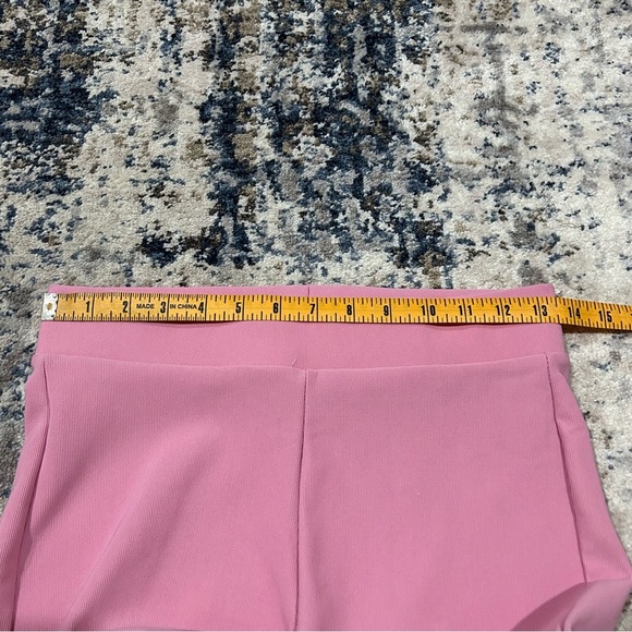 Zara Pink Pull-On Flared Dress Pants Size Large - Picture 6 of 9